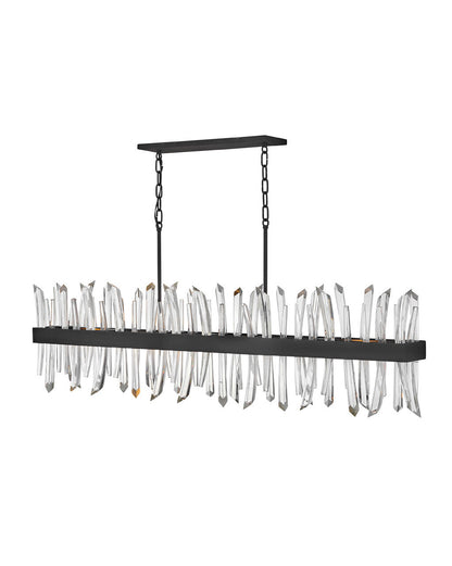 Fredrick Ramond Lighting Revel Six Light Linear Black FR30909BLK