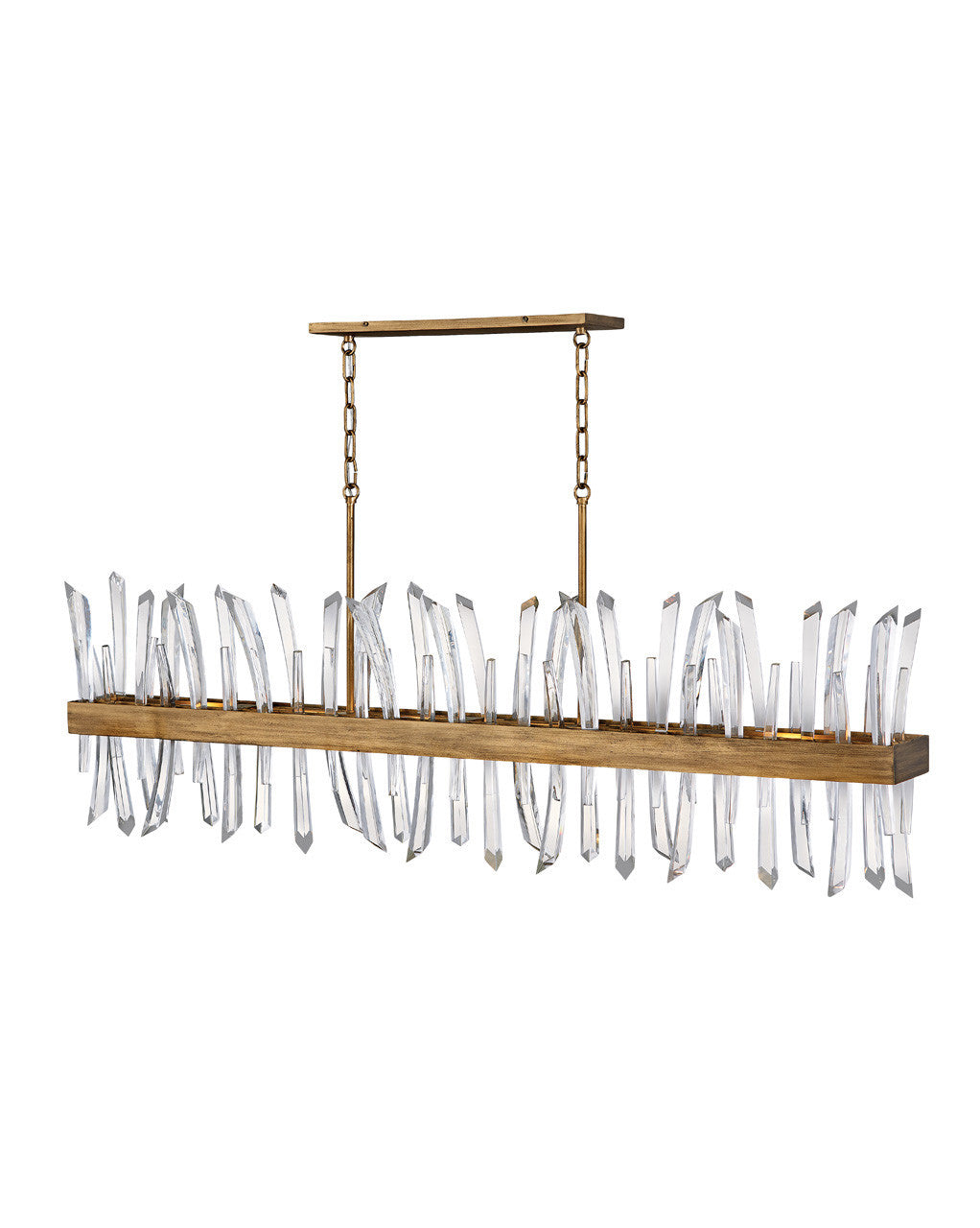 Fredrick Ramond Lighting Revel Six Light Linear Burnished Gold FR30909BNG