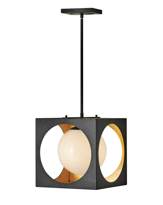 Fredrick Ramond Lighting FR33007ABK Vega Pendant in Anvil Black