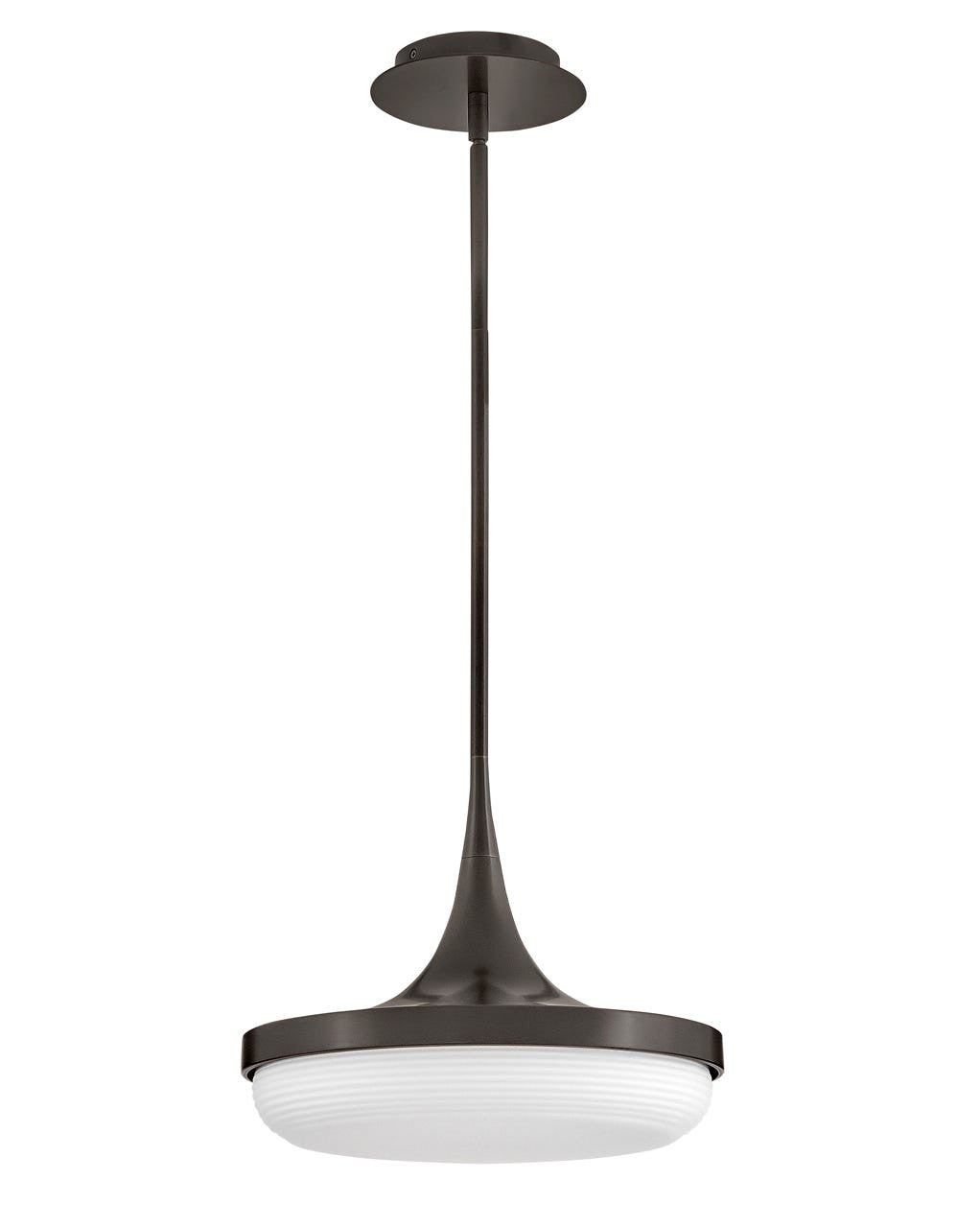 Hinkley Lighting Elsa Medium LED Convertible Pendant in Black Oxide FR35047BX