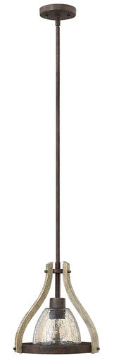 Fredrick Ramond Lighting Middlefield Small Pendant Iron Rust FR40577IRR