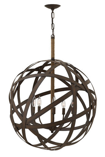 Fredrick Ramond Lighting Carson Medium Orb Vintage Iron FR40705VIR