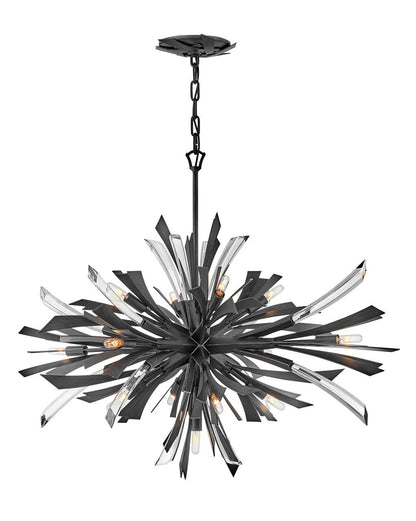 Hinkley Lighting Vida Medium Single Tier Pendant in Brushed Graphite FR40906BGR