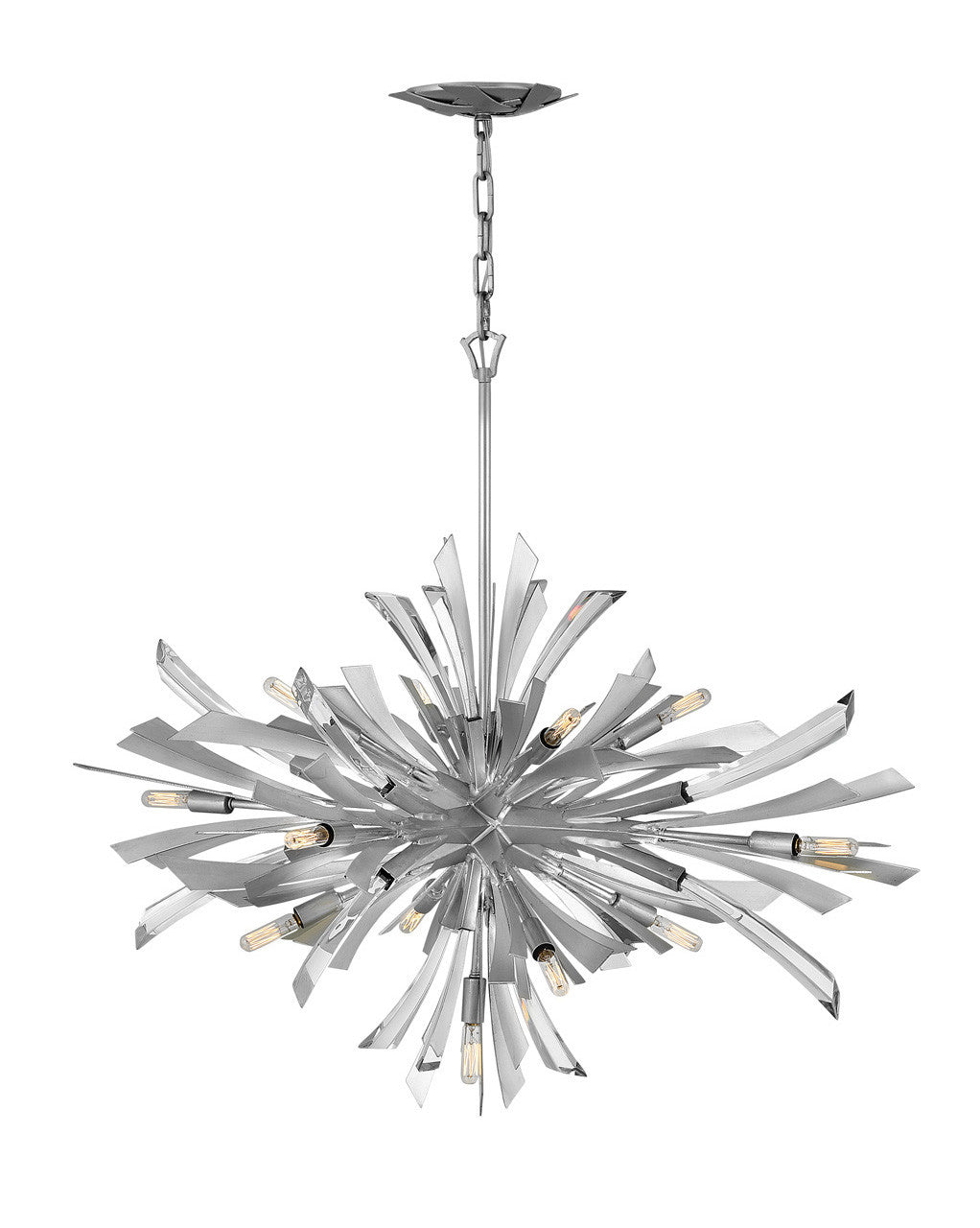 Fredrick Ramond Lighting Vida Medium Single Tier Pendant Glacial FR40906GG