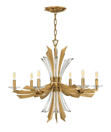 Fredrick Ramond Lighting Vida Medium Single Tier Burnished Gold FR40908BNG