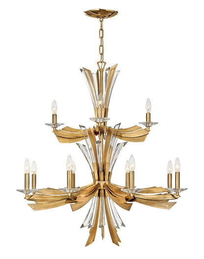 Fredrick Ramond Lighting Vida Multi Tier Burnished Gold FR40909BNG