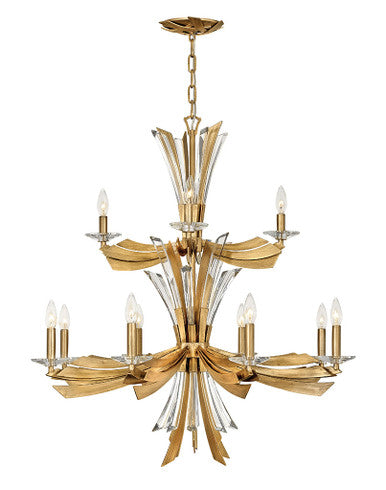 Fredrick Ramond Lighting Vida Multi Tier Burnished Gold FR40909BNG