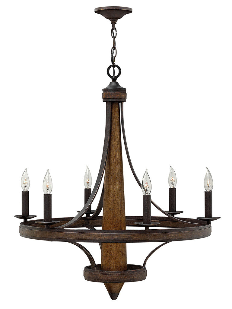 Fredrick Ramond Lighting Bastille Medium Single Tier Vintage Bronze FR41246VBZ