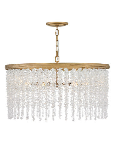 Fredrick Ramond Rubina Medium Convertible Chandelier Burnished Gold FR41494BNG