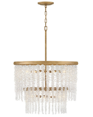 Fredrick Ramond Rubina Medium Chandelier Burnished Gold FR41495BNG