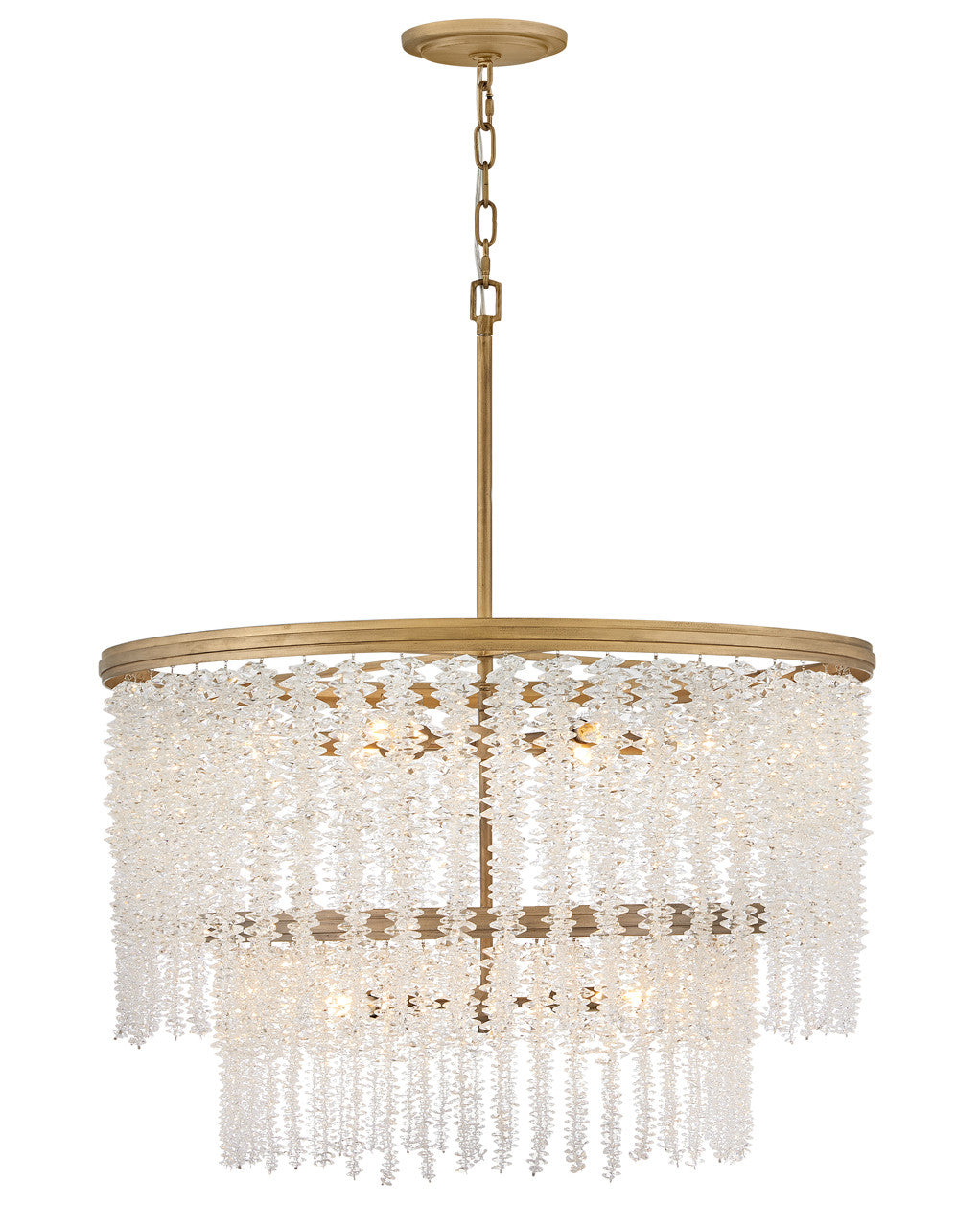 Fredrick Ramond Rubina Medium Chandelier Burnished Gold FR41498BNG