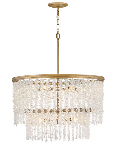 Fredrick Ramond Rubina Medium Chandelier Burnished Gold FR41498BNG