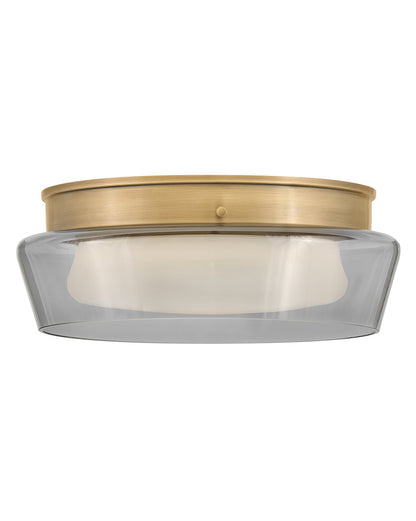 Fredrick Ramond Demi Medium Flush Mount Heritage Brass FR41511HB