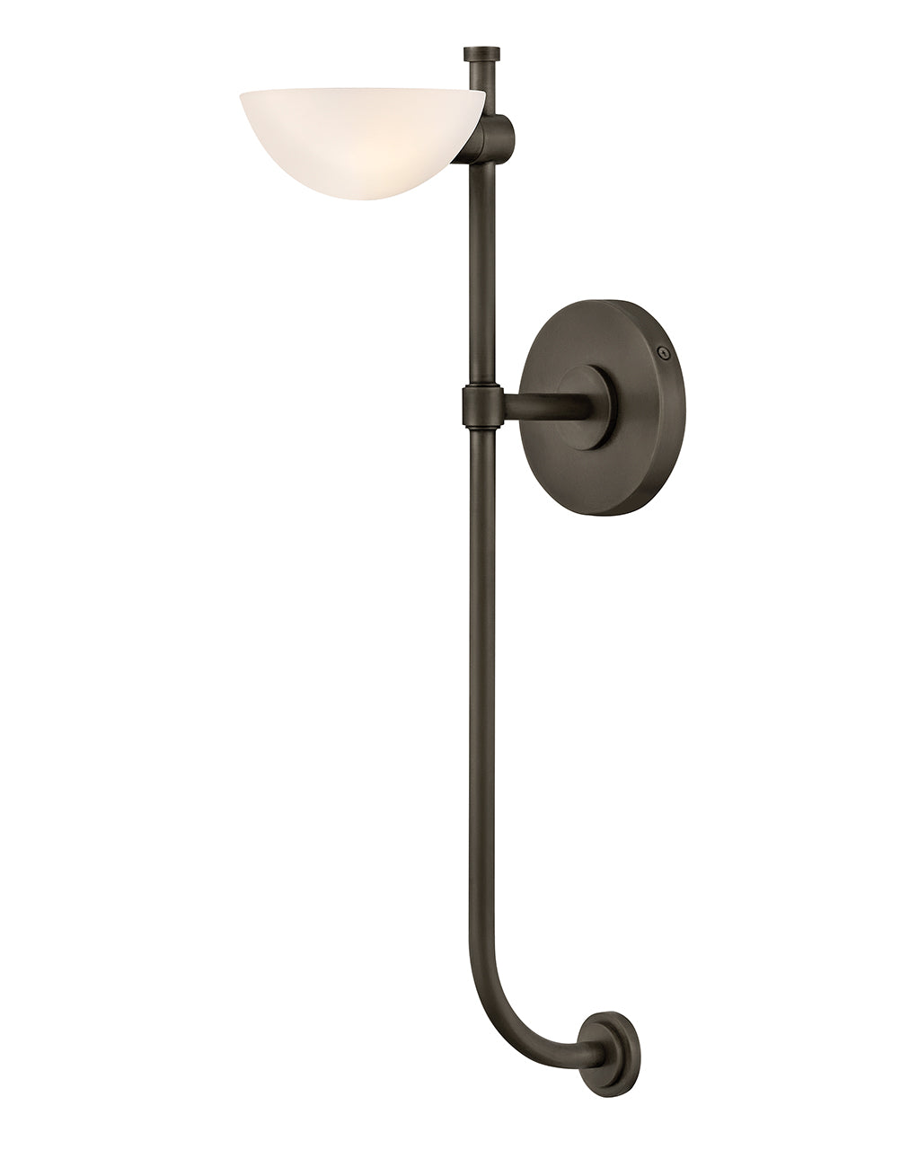 Fredrick Ramond Merit Large Single Light Sconce in Black Oxide FR42110BX