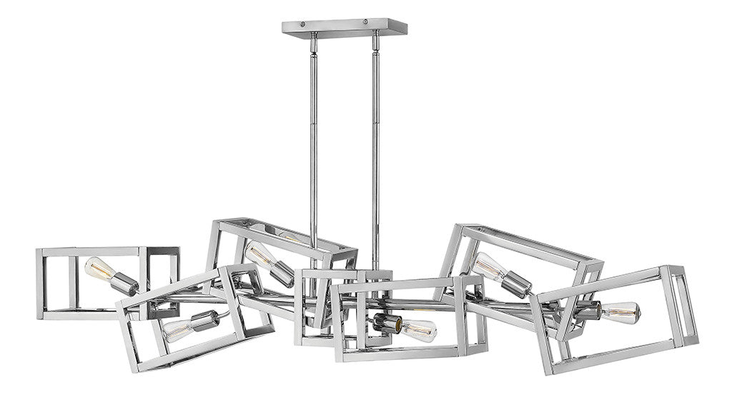 Fredrick Ramond Lighting Ensemble Six Light Linear Polished Nickel FR42446PNI