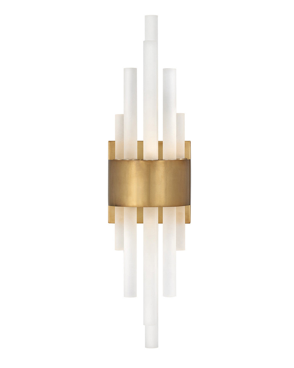 Fredrick Ramond Lighting Trinity LED Sconce Heritage Brass FR46102HBR