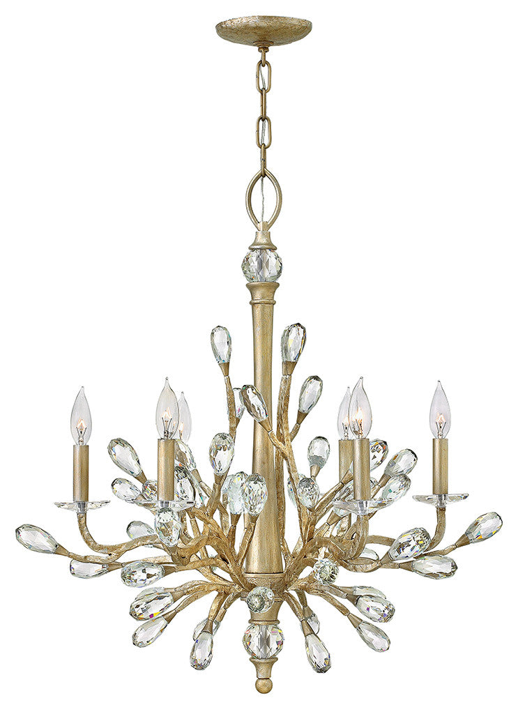 Fredrick Ramond Lighting Eve Medium Single Tier Champagne Gold FR46806CPG