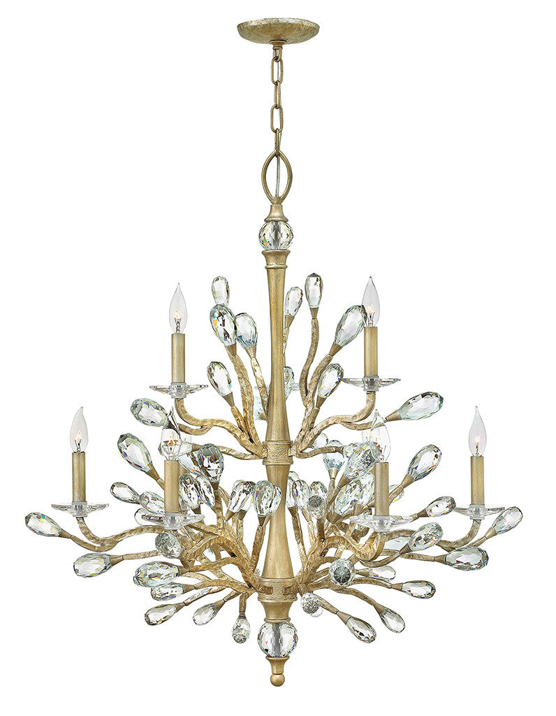 Fredrick Ramond Lighting Eve Large Two Tier Champagne Gold FR46809CPG