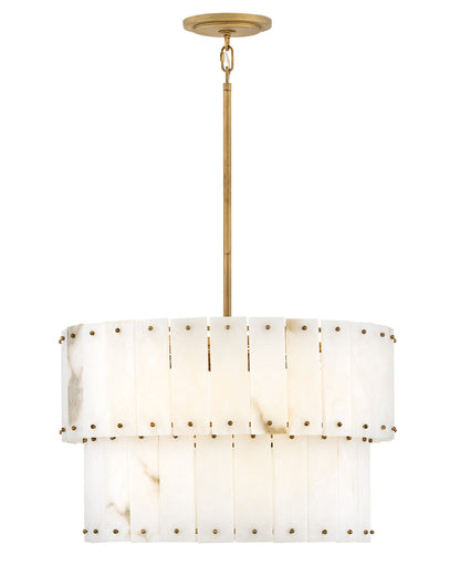 Fredrick Ramond Simone Medium Convertible Chandelier in Burnished Gold FR47751