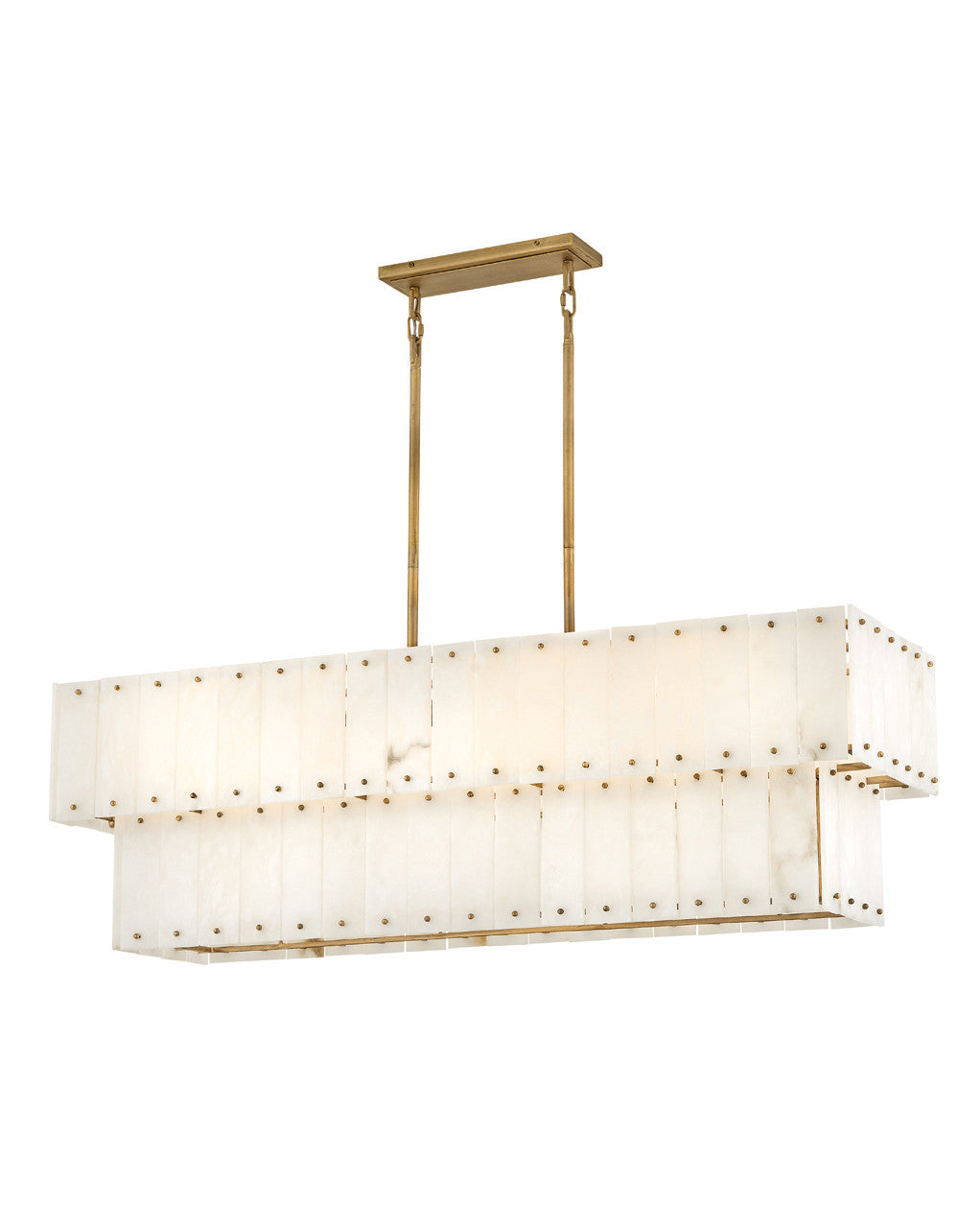 Fredrick Ramond Simone Medium Eight Light Linear in Burnished Gold FR47756