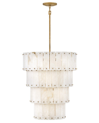 Fredrick Ramond Simone Medium Multi Tier Chandelier in Burnished Gold FR47758