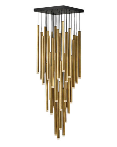 Fredrick Ramond Lighting Harmony Large Pendant Heritage Brass FR49908HBR