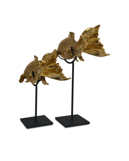 Currey & Co. Goldfish Set of 2 1200-0902