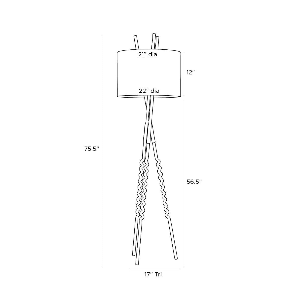 Arteriors Home Shepherd's Floor Lamp GDPFI01-SH004