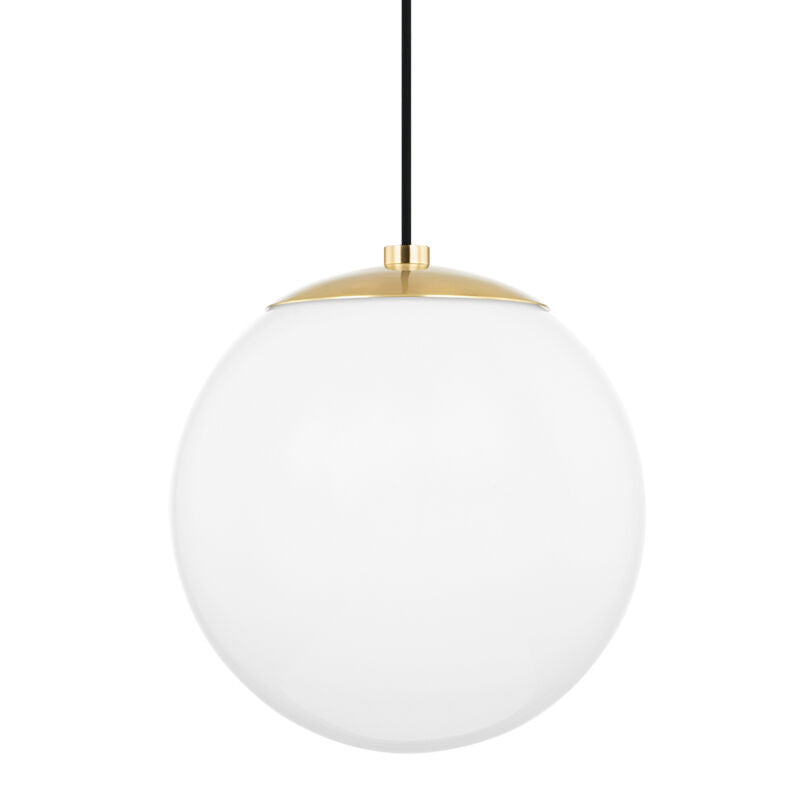 Mitzi 1 Light Pendant in Aged Brass H105701L-AGB