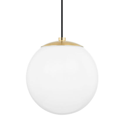 Mitzi 1 Light Pendant in Aged Brass H105701L-AGB