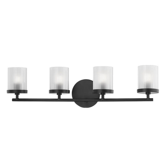 Mitzi 6 Light Bath and Vanity in Soft Black H384303-SBK