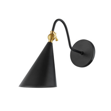 Mitzi 1 Light Wall Sconce in Aged Brass/Soft Black H285101-AGB/SBK