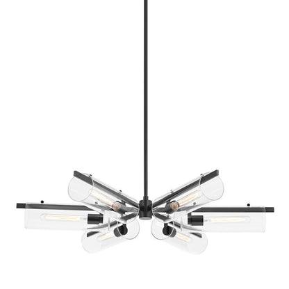 Mitzi 6 Light Chandelier in Soft Black H326806-SBK