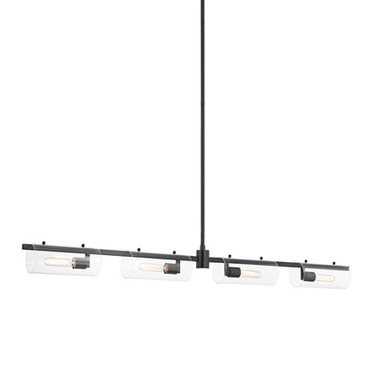 Mitzi 4 Light Linear in Soft Black H326904-SBK