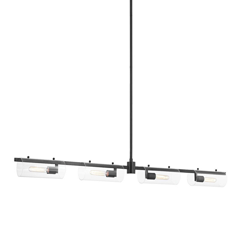 Mitzi 3 Light Linear in Soft Black H476903-SBK