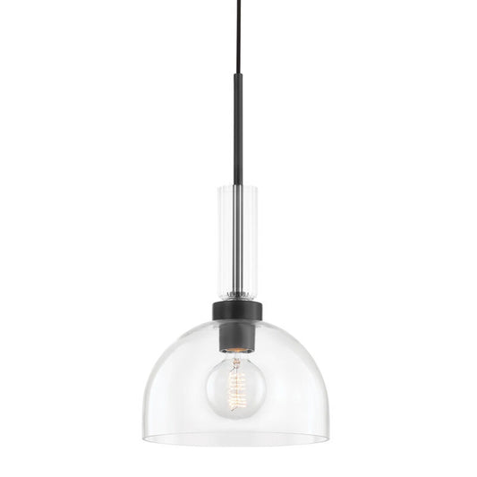 Mitzi 1 Light Pendant in Soft Black H384701-SBK