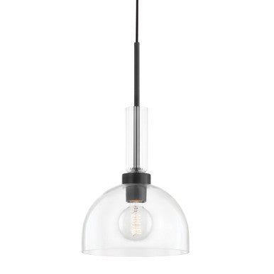 Mitzi 1 Light Pendant in Soft Black H384701-SBK