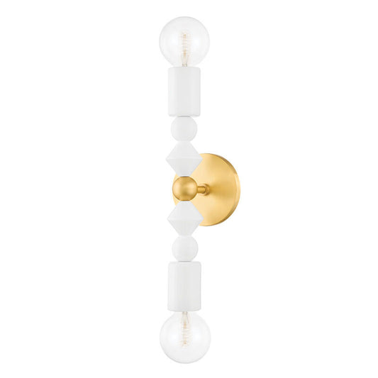 Mitzi 2 Light Wall Sconce in Aged Brass H471102-AGB