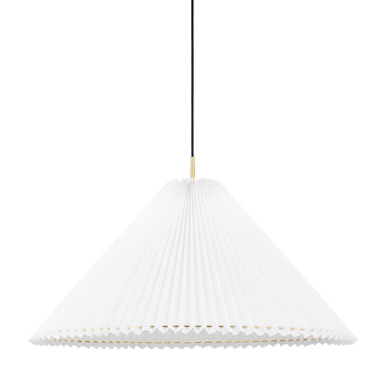 Mitzi 1 Light Pendant in Aged Brass H476701L-AGB