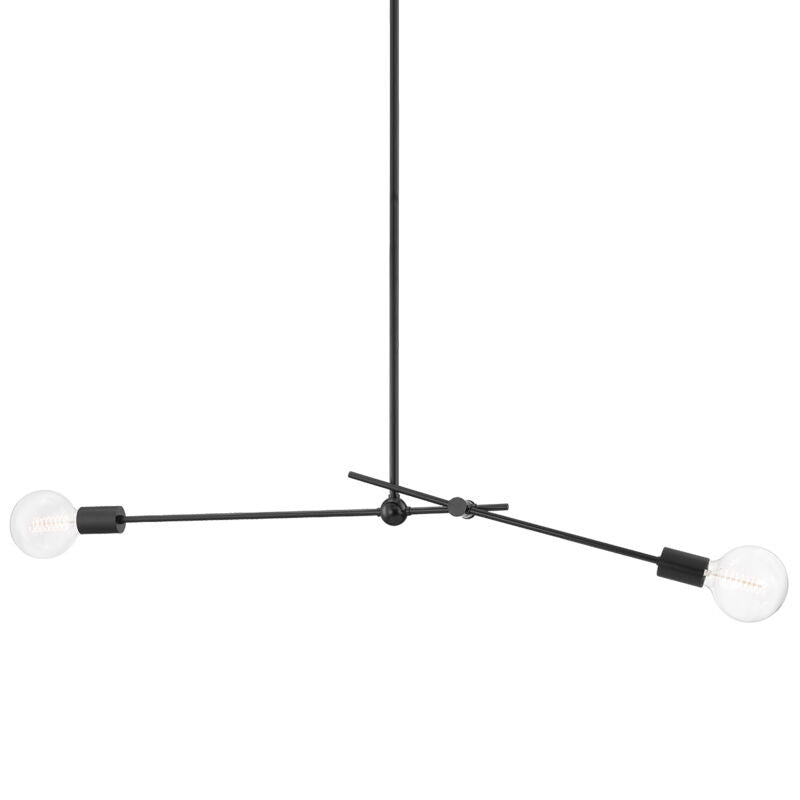 Mitzi 2 Light Pendant in Soft Black H483702-SBK