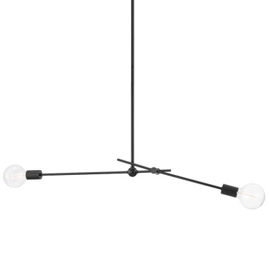 Mitzi 2 Light Pendant in Soft Black H483702-SBK