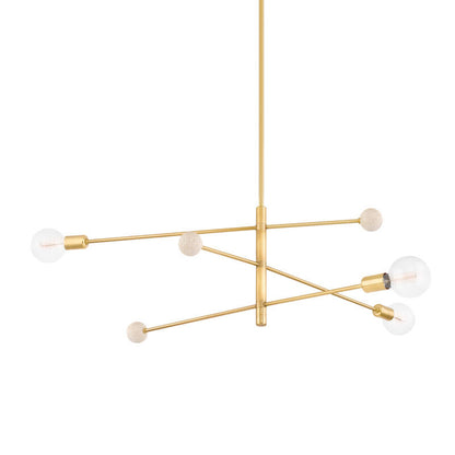 Mitzi 2 Light Floor Lamp in Aged Brass/Ceramic Textured Beige HL692401-AGB/CBG