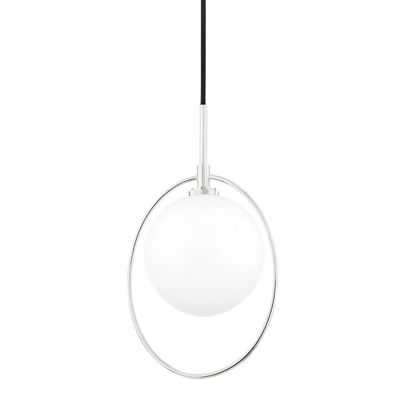 Mitzi 1 Light Pendant in Polished Nickel H493701-PN