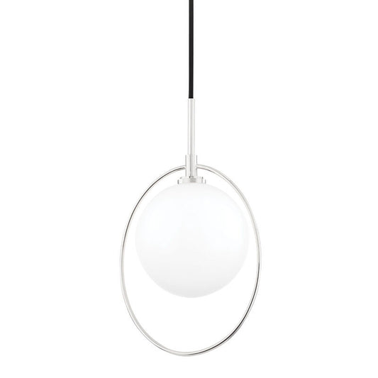 Mitzi 1 Light Pendant in Polished Nickel H493701-PN