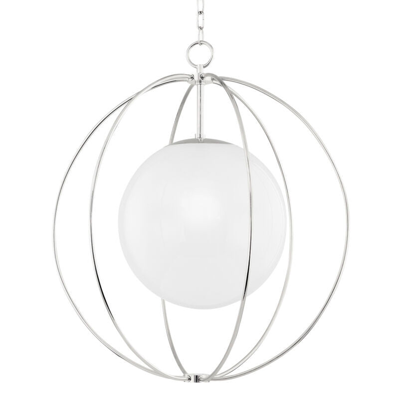 Mitzi 1 Light Chandelier in Polished Nickel H500701L-PN