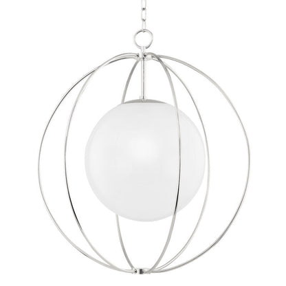 Mitzi 1 Light Chandelier in Polished Nickel H500701L-PN