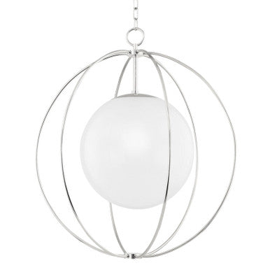 Mitzi 1 Light Chandelier in Polished Nickel H500701L-PN