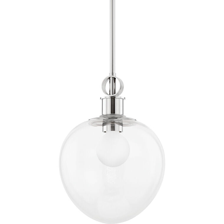 Mitzi 1 Light Pendant in Aged Brass H736701S-AGB