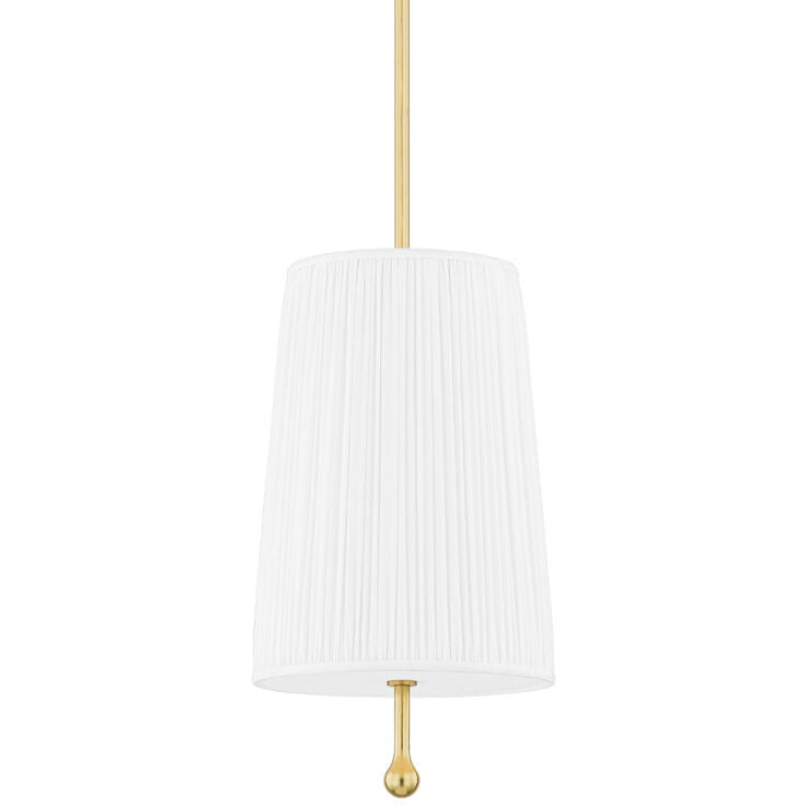 Mitzi 1 Light Pendant in Aged Brass H748701-AGB