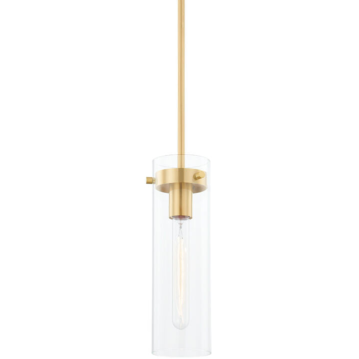 Mitzi 1 Light Pendant in Polished Nickel H701701L-PN